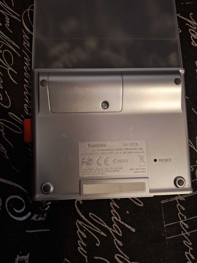 Franklin Spelling Ace SA-207A Spell Corrector - photo 3