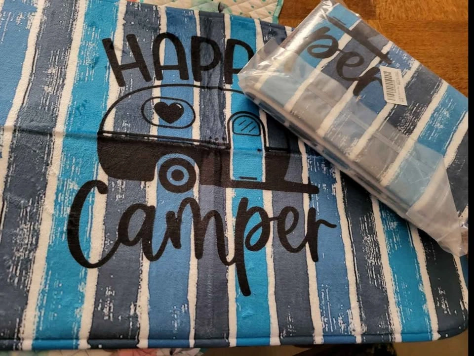 Happy Camper Mat & Towel Set - photo 3
