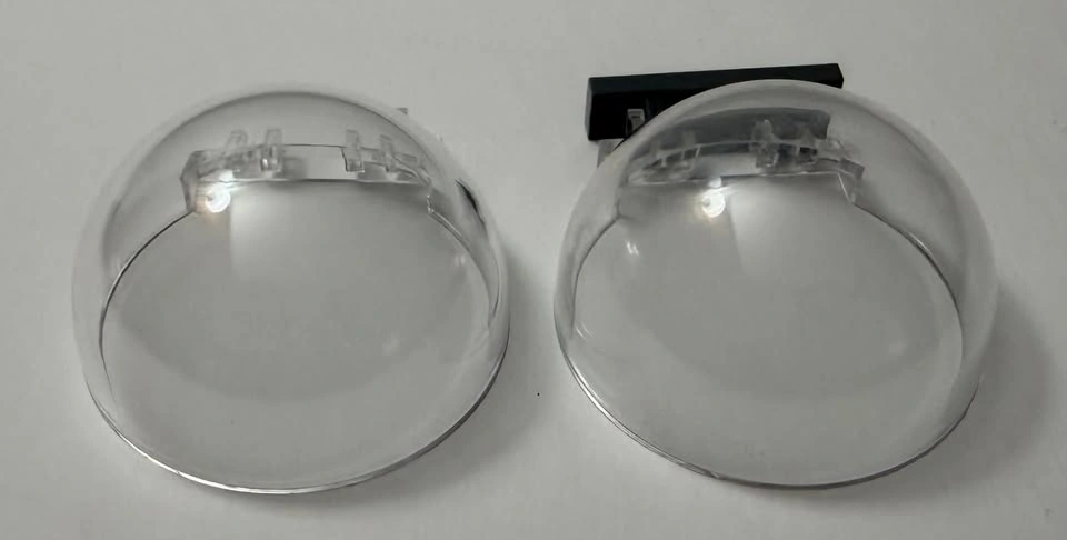 LEGO Lot Of 8 Translucent Clear Bubble Round Windscreen Spaceshi - photo 4