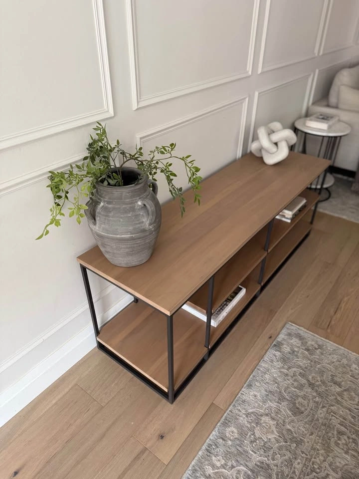 Solid Wood CB2 Media Unit / TV Stand - photo 4