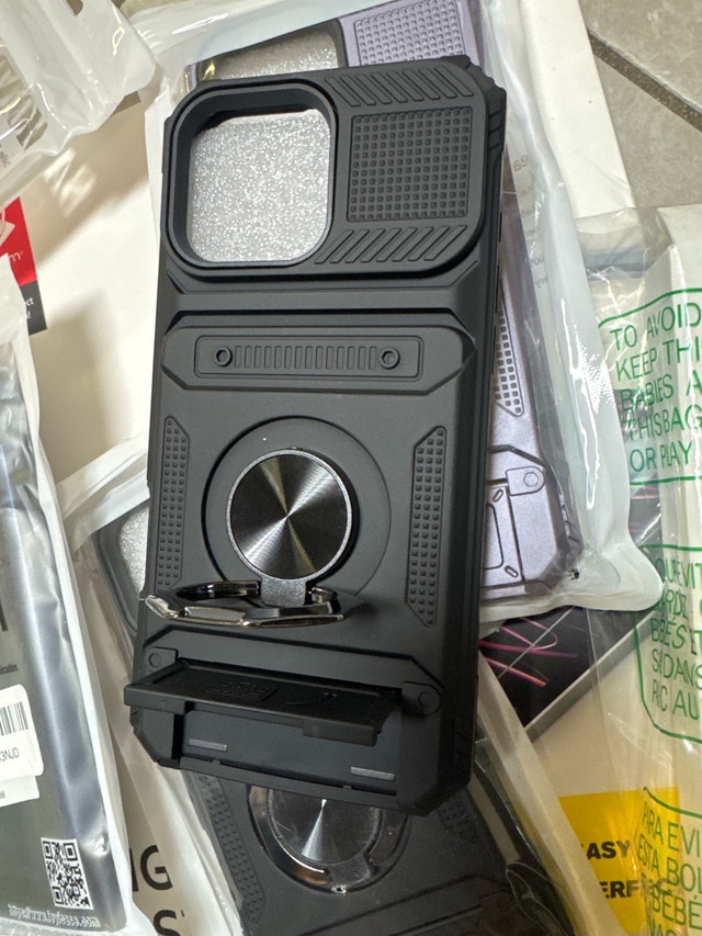 Rugged Protective iPhone 16 Pro Max Case with Ring Stand - photo 2
