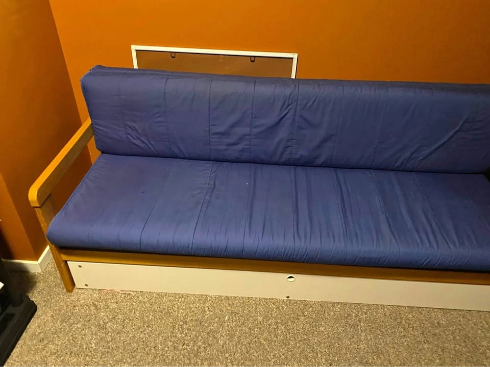Ikea Wood/ Foam Sofa Bed