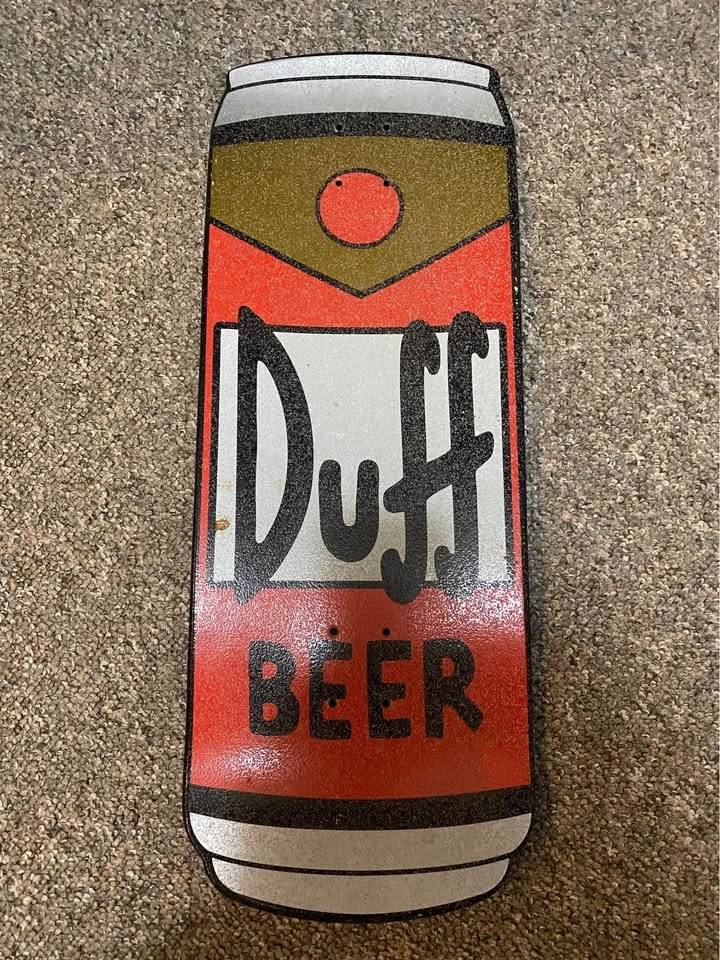 Simpsons Duff Beer Skateboard Deck - photo 2
