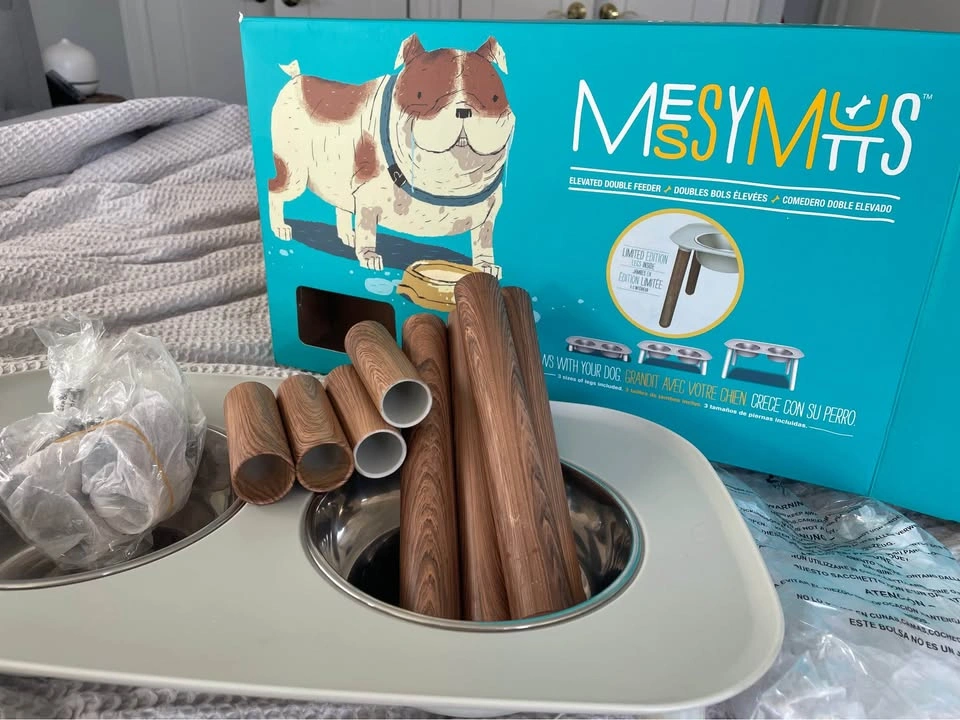Dog bowls - Messy Mutts Elevated Double Feeder dog Bowls - photo 3