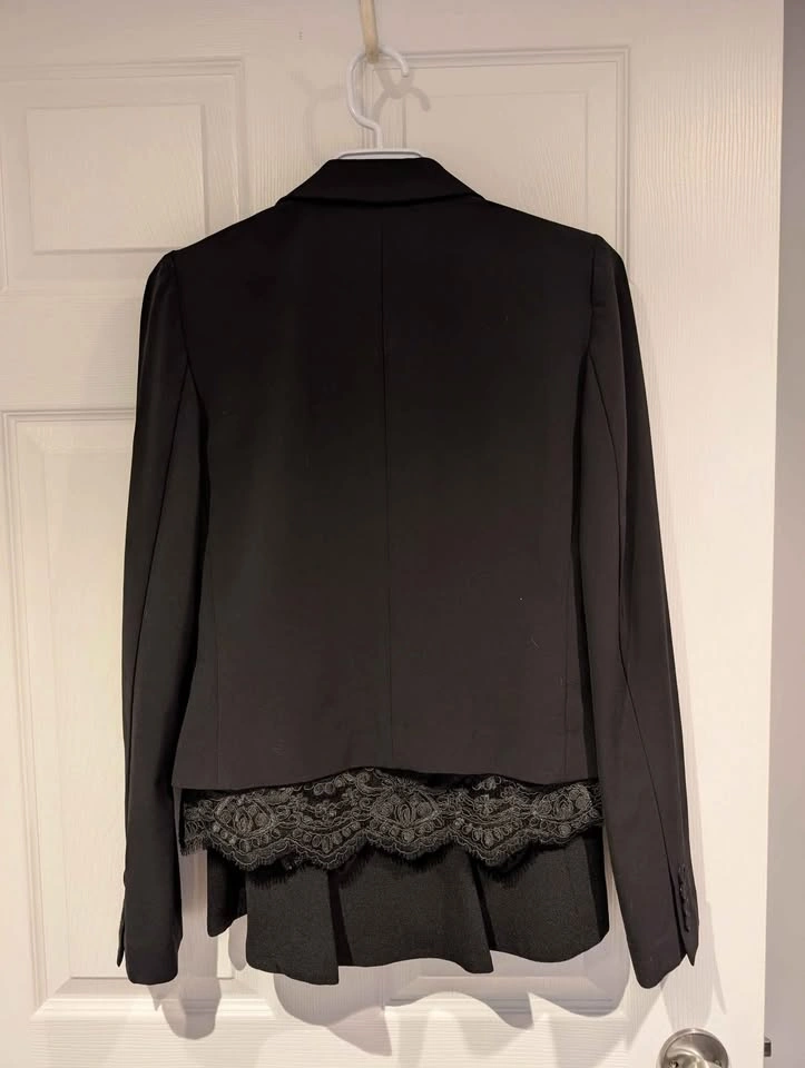 Black skirt suit size 2 - photo 3