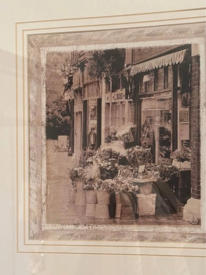 Vintage Outdoor Flower Shop Wall Art - photo 2