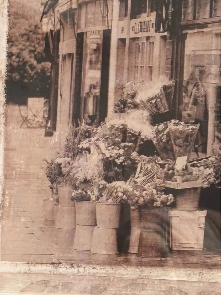 Vintage Outdoor Flower Shop Wall Art - photo 3