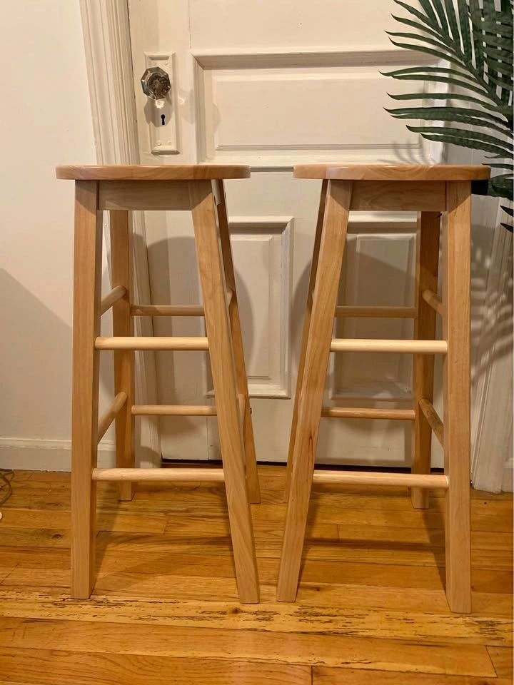 Set of Wooden Stools