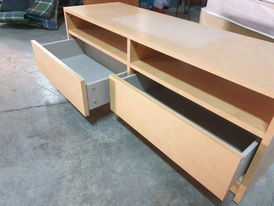 Light Wood TV Unit with Drawers - photo 3