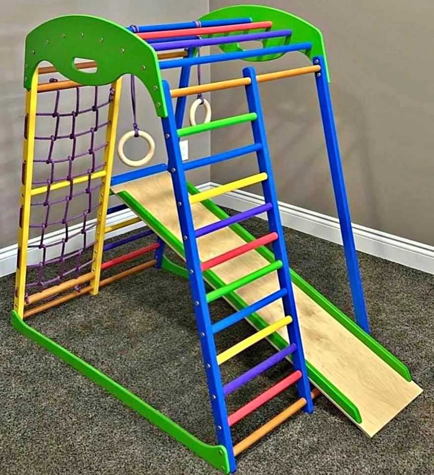 Kids Indoor Wooden Play Structure