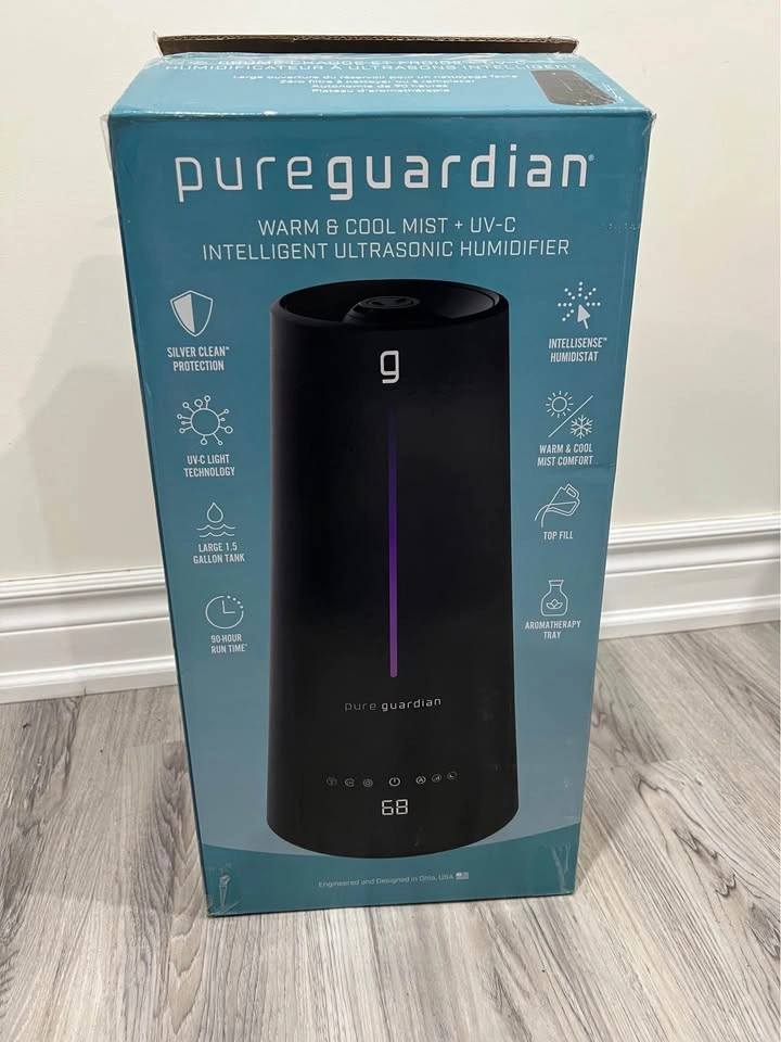 PureGuardian Humidifier with UV-C and Aroma Tray