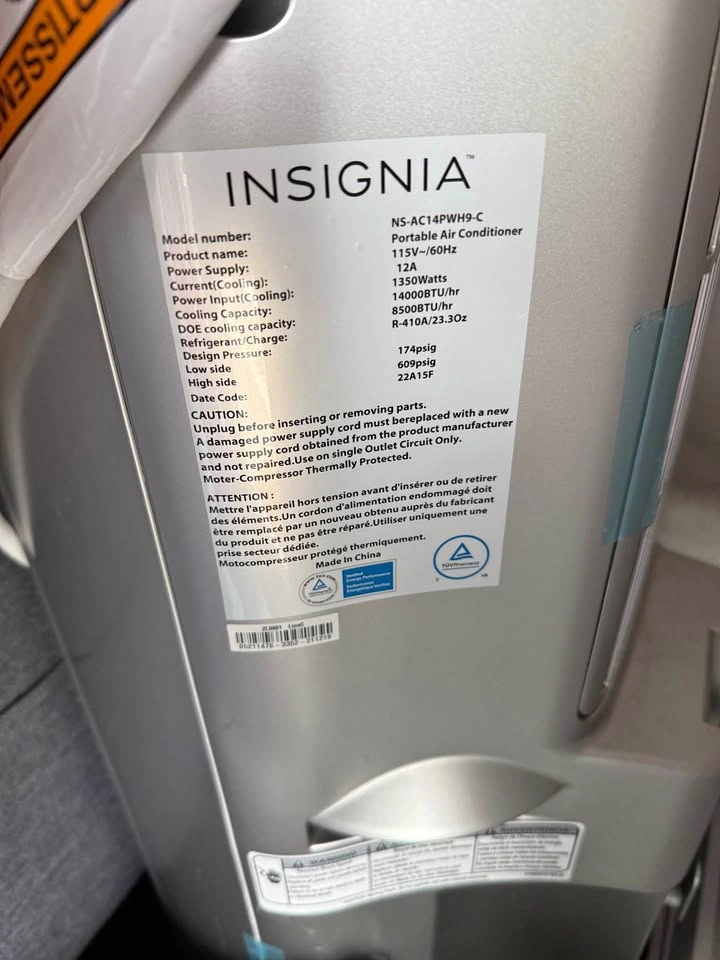 Insignia 14,000 BTU Portable AC