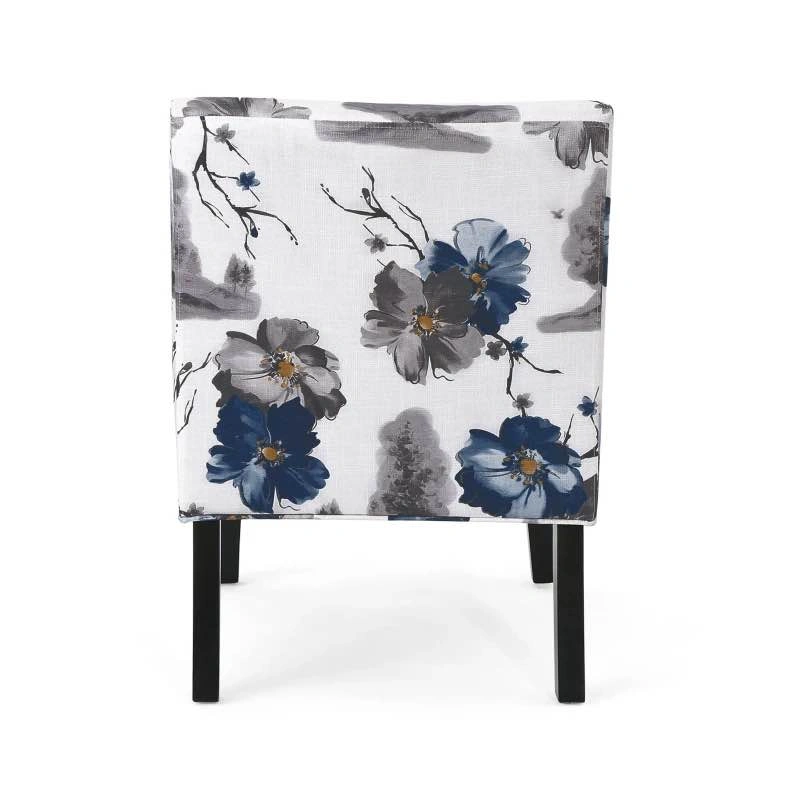 Brand New Contemporary Accent Chair with Rubberwood Tapered Legs - photo 4