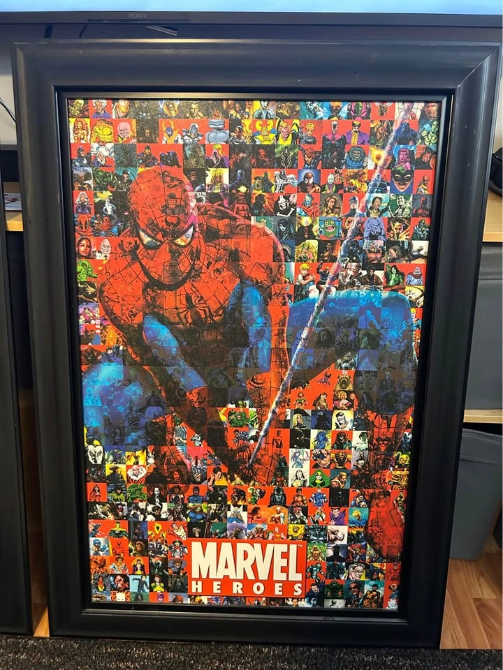 Superman & Spider-Man Themed Artwork - Set of 2 - photo 2