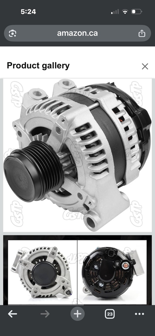 Dodge Alternator 3.6L V6 - Part #11580N