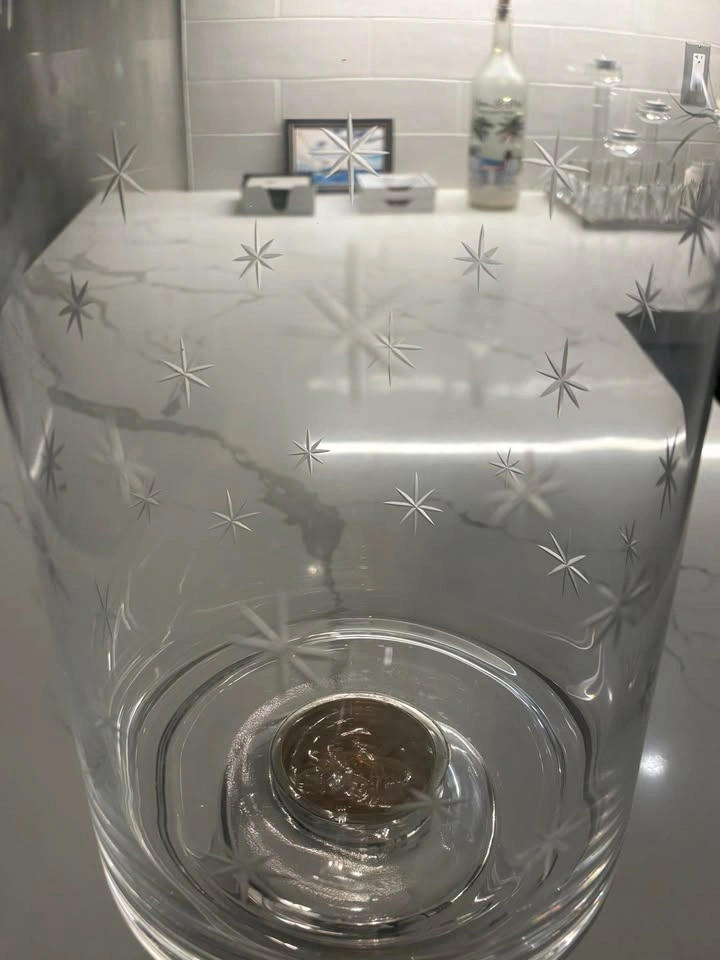Glass candle holder - photo 2