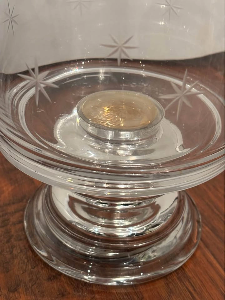Glass candle holder - photo 4