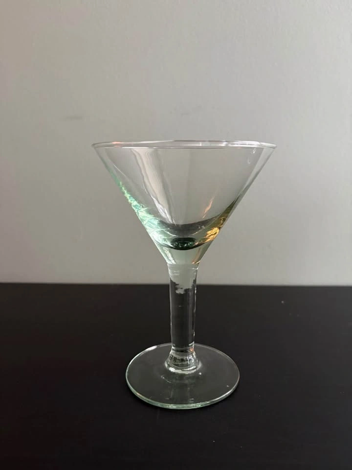 Vintage Glass Pitcher & Martini Glass Set (7 Pieces) - photo 3