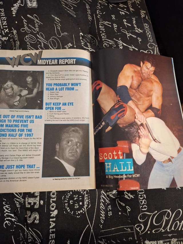 Hulk Hogan & The Outsiders INSIDE WRESTLING Magazine 1997 - photo 4