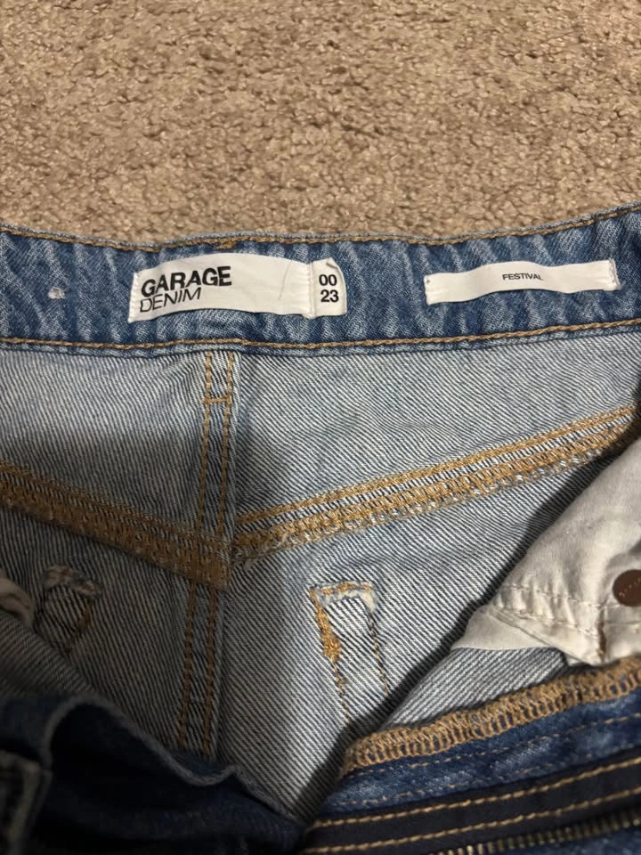Garage Festival Denim shorts size 00/23 - photo 3