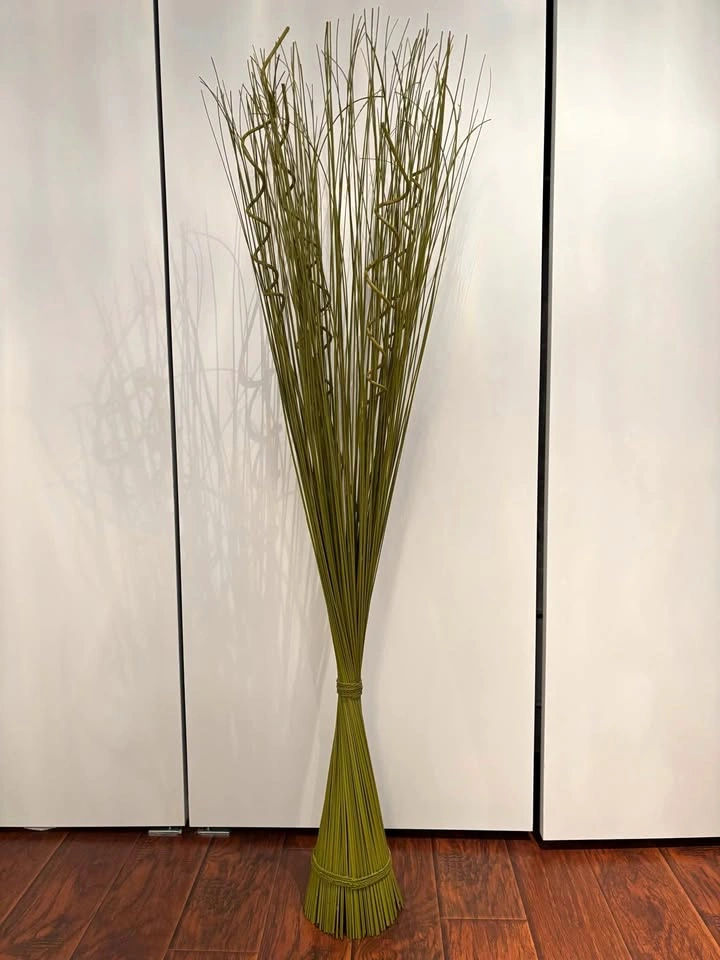Tall artificial plant green spikes