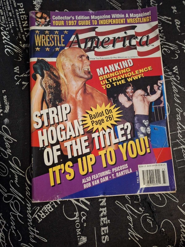 Wrestle America Magazine Fall 1997 Hulk Hogan Cover