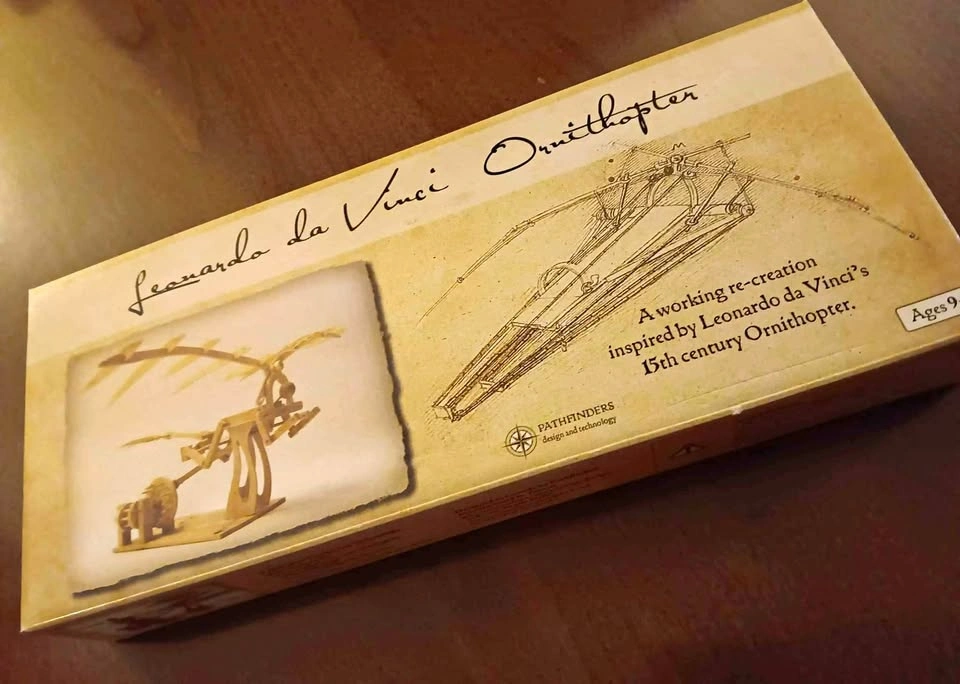 Leonardo da Vinci Ornithopter Model Kit - Brand New