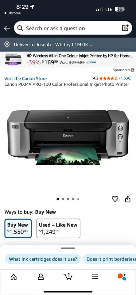 Canon Pixma PRO-100 thumbnail