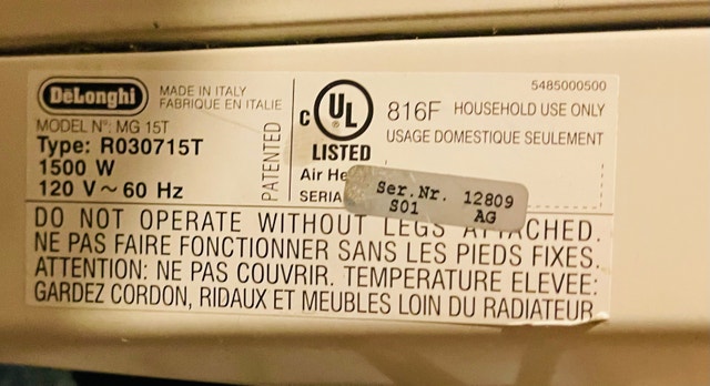 DeLonghi Heater - photo 4