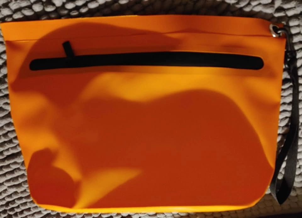 Orange Waterproof Clutch Bag - photo 3
