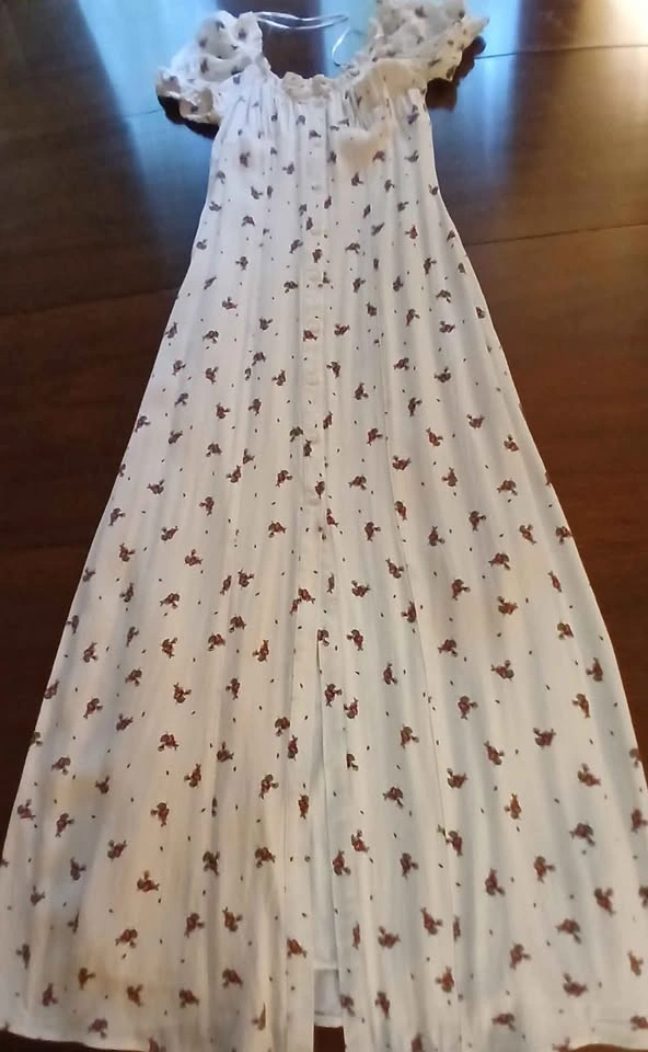Long Flowing Flowery Summer Dress - New XS - photo 2