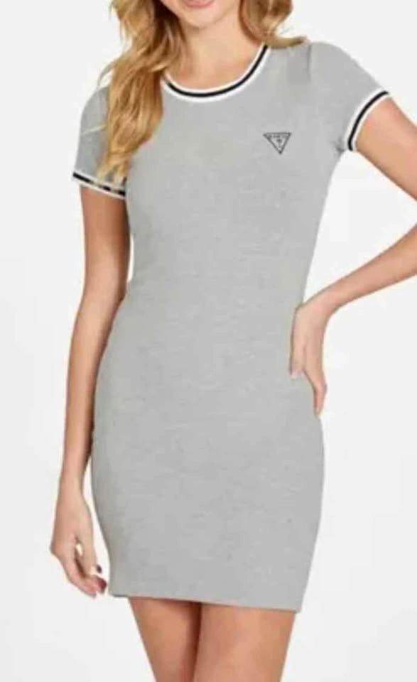Guess Teddie Triangle Logo Dress Stretch/Fitted Size XS NEW W-Ta