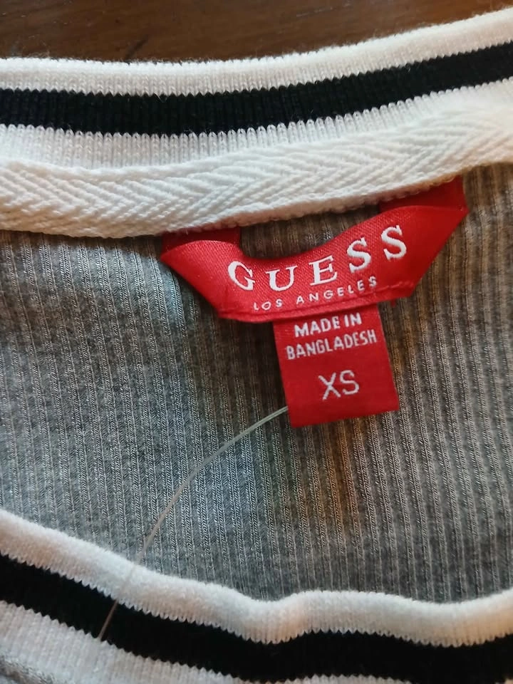 Guess Teddie Triangle Logo Dress Stretch/Fitted Size XS NEW W-Ta - photo 3