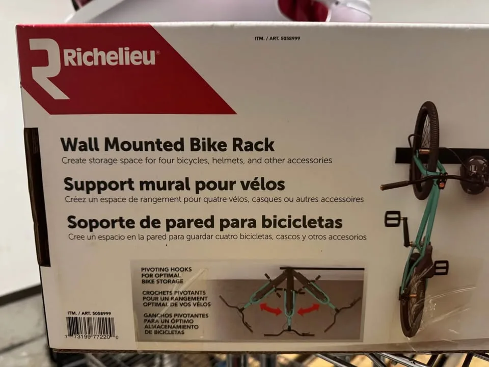 Richelieu Wall Mounted Bike Rack image indicator(3)