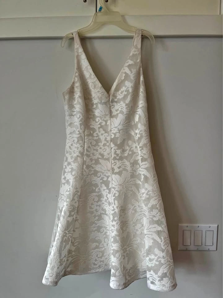 Ralph Lauren White Floral Lace Dress