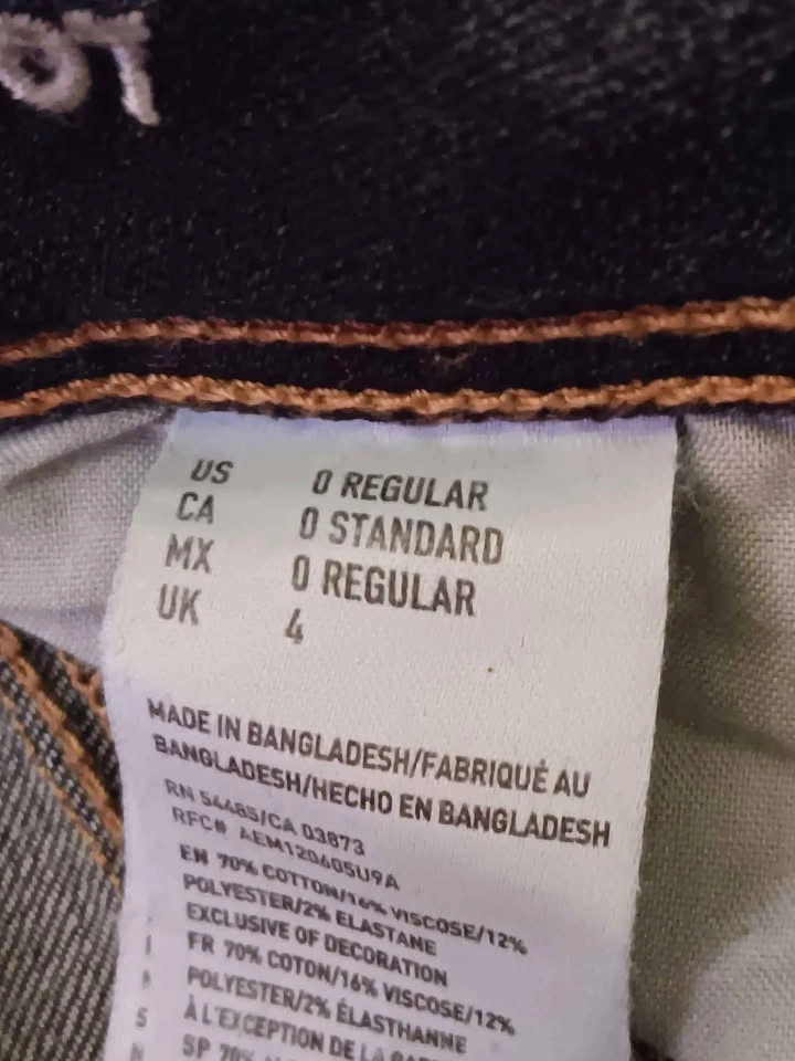 Women's Jeans - American Eagle - Size 0 - Super Stretch - Kick B - photo 4