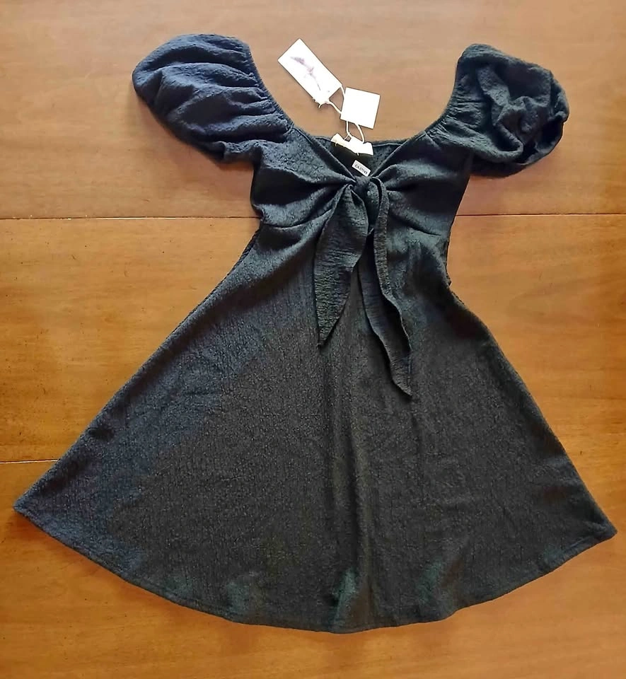 Jessica Simpson Black Off Shoulder Mini Dress XS