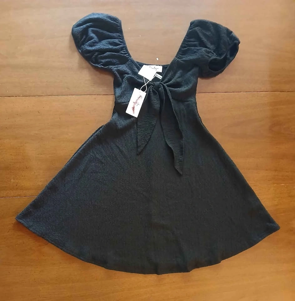 Jessica Simpson Black Off Shoulder Mini Dress XS - photo 3