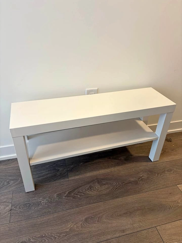 White Shoe Bench / Small TV unit