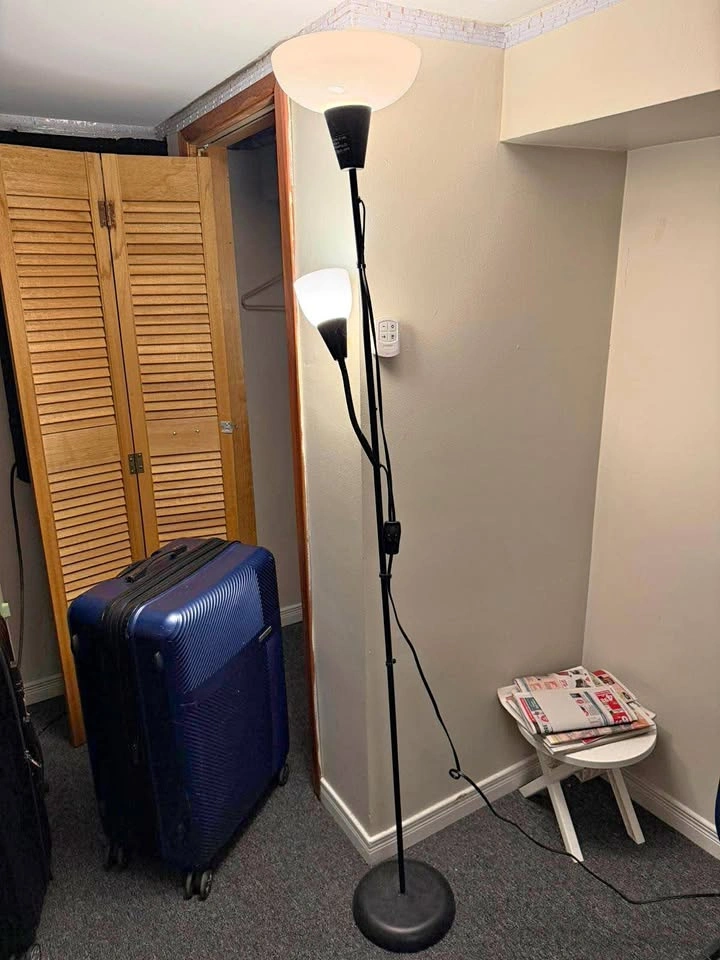 💡 MOVING SALE: IKEA TÅGARP Floor Lamp with Reading Light (Black)