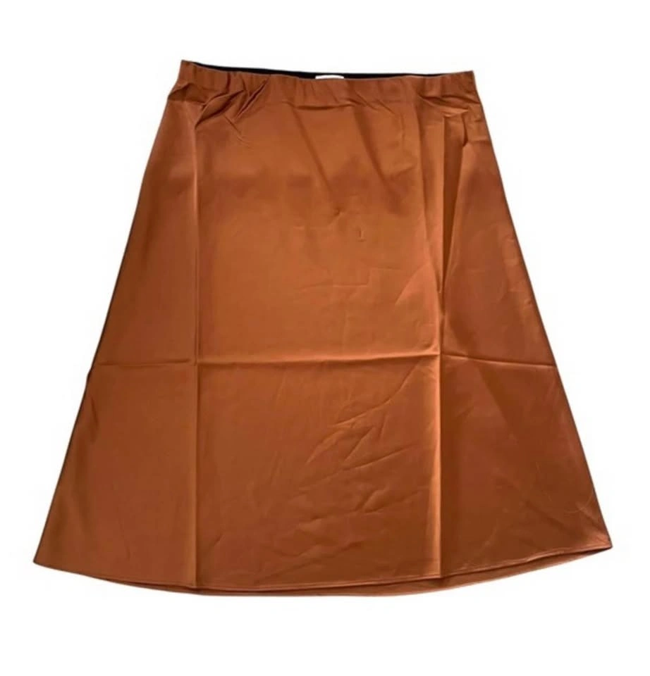 The Drop Size Small Skirt A-Line Midi Tortoise Shell Elastic Wai - photo 3