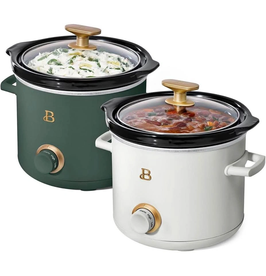 Drew Barrymore 2 Qt Slow Cooker Set - Stylish Kitchen