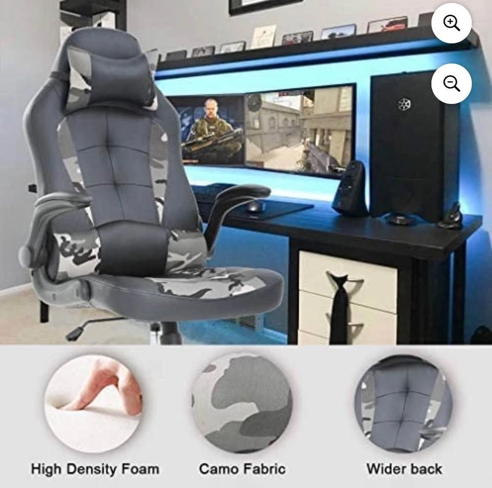 Ergonomic Gaming Office Chair - High Back PU Leather Camo - photo 4