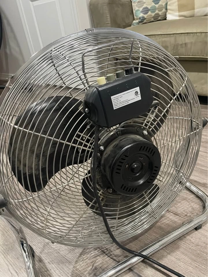 Uberhaus Pro Industrial Floor Fan - 18” 3-Speed Heavy Duty - photo 3