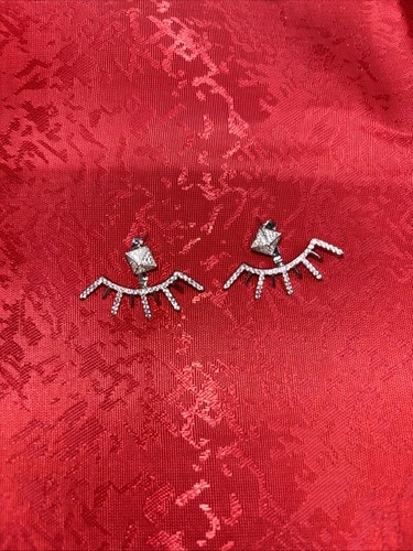 Sterling Silver Ear Jacket Earrings
