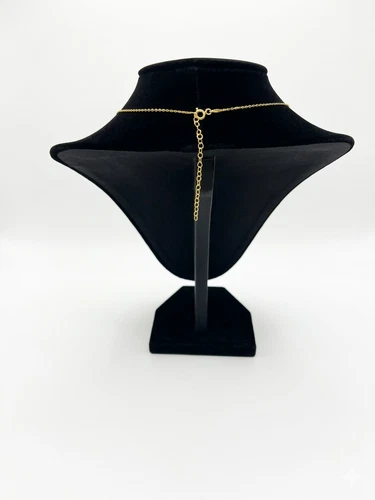 Sterling Silver Gold Plated Black Star Necklace - photo 2