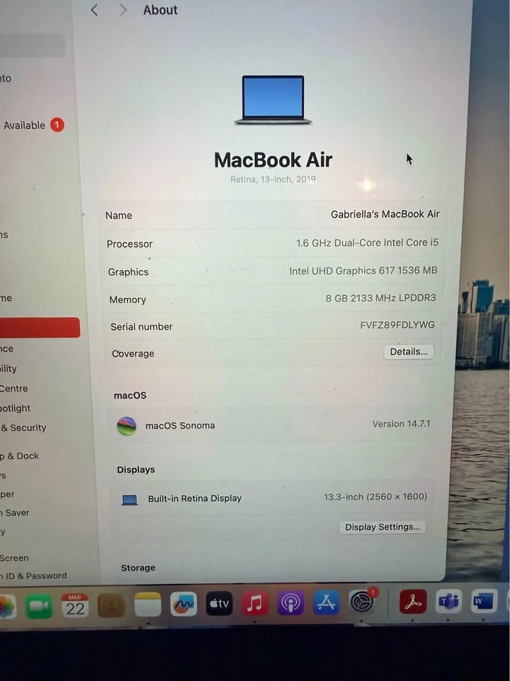 MacBook Air 13-inch Retina (2019) - Great Condition - photo 3