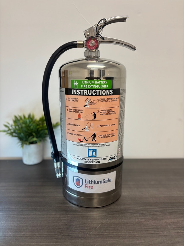 New ULC - Lithium Battery Fire Extinguishers