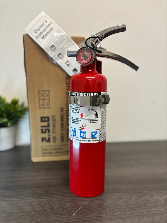 New - 2.5LB ABC Fire Extinguishers