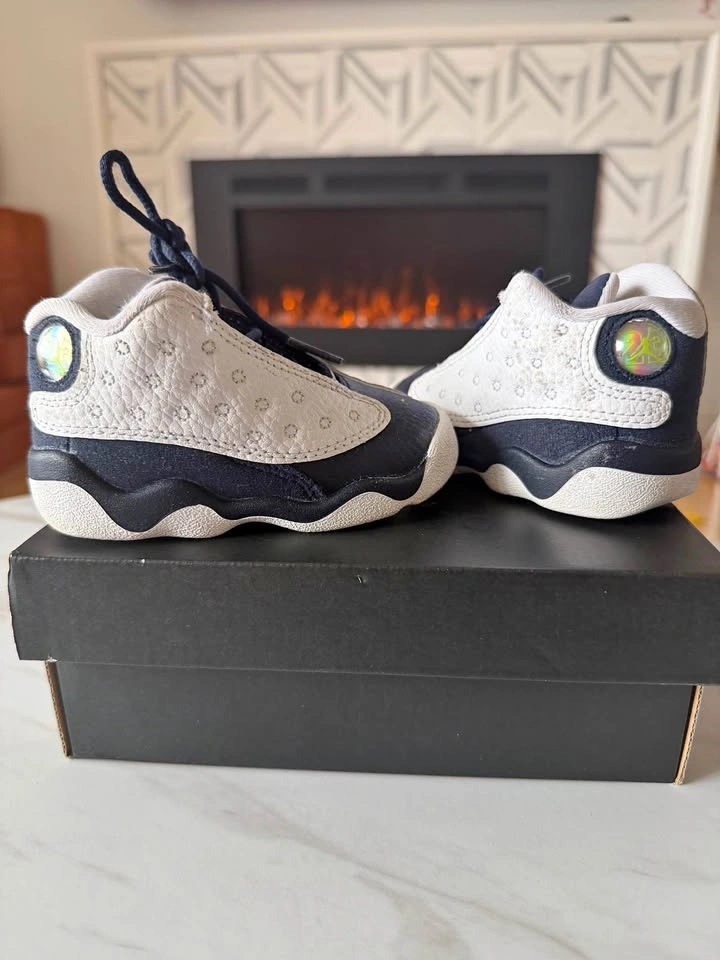 Jordan 13 Retro Toddler Size 5C White & Powder Blue